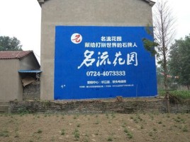 天峨农村墙体广告的长尾效应