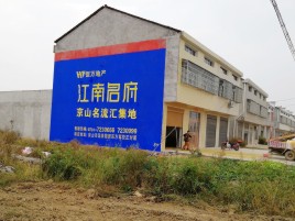 天峨农村墙体广告在不同形式上面展现的不同特色