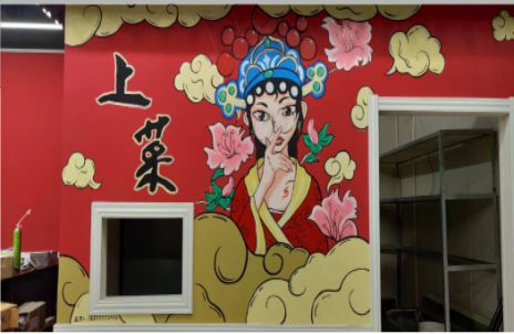 天峨墙体彩绘的发展和应用
