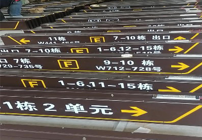 天峨广告标识中，常见的几种安装方式。